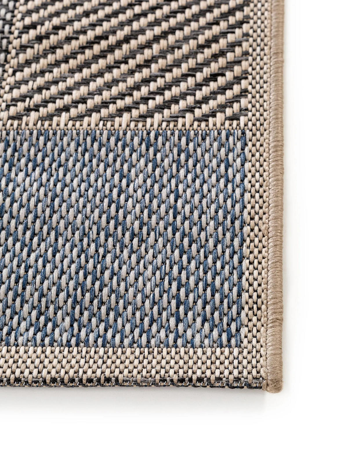 OUTDOORLÄUFER River Blau 67x240 cm - Blau, Textil (67/240cm) - benuta Nest