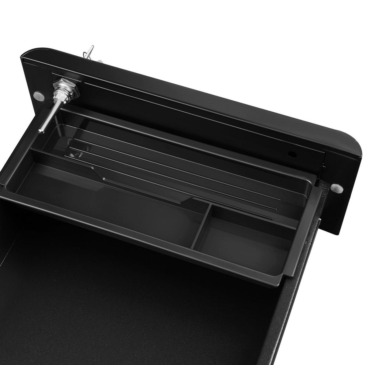 ROLLCONTAINER - Schwarz, Metall (46/60/30cm) - Hansiro