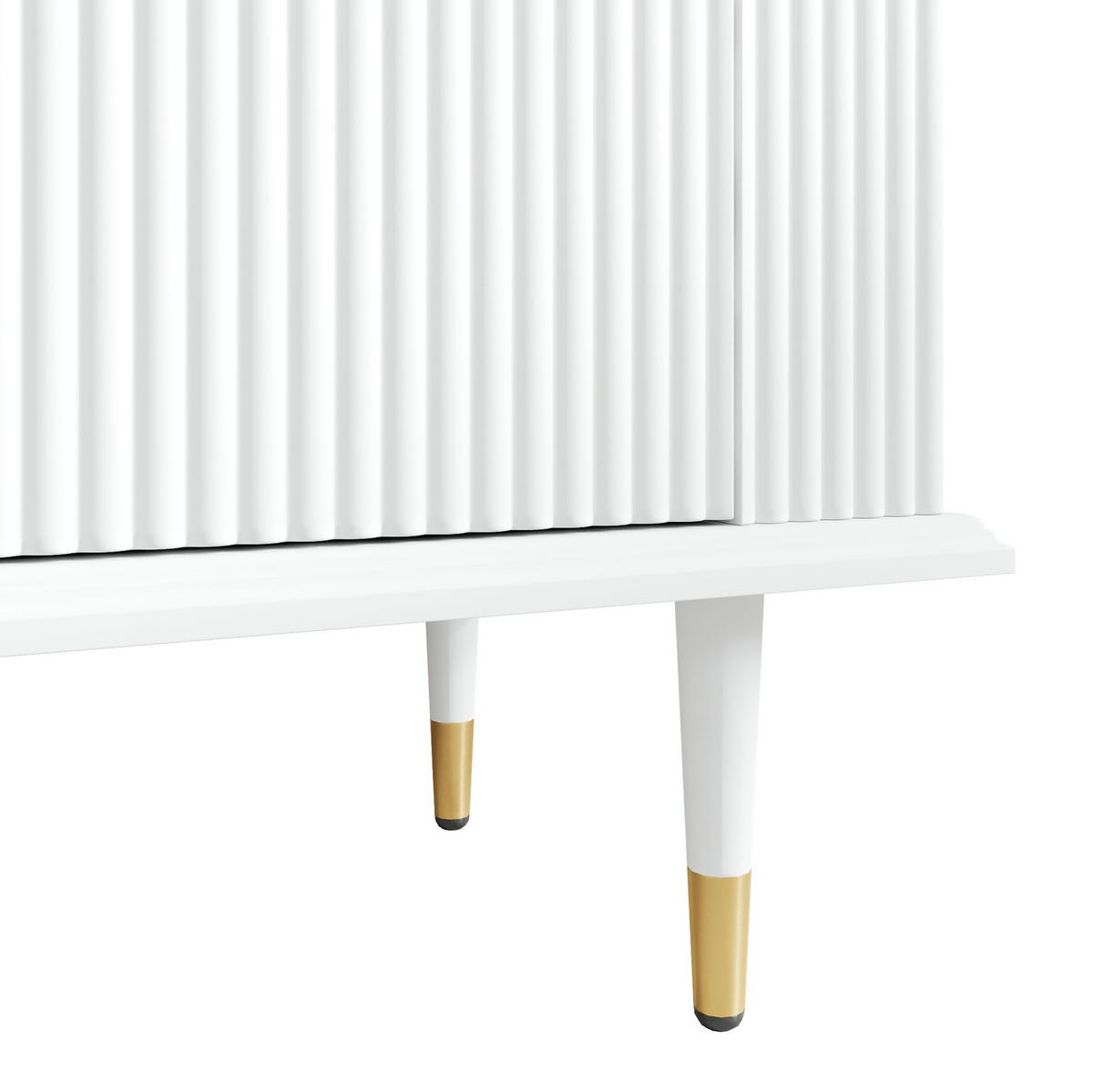 TV-LOWBOARD 170/36/54 cm weiß aus MDF mit Soft-Close und Kabelöffnungen - Weiß, Holzwerkstoff (36/54/170cm) - OKWISH