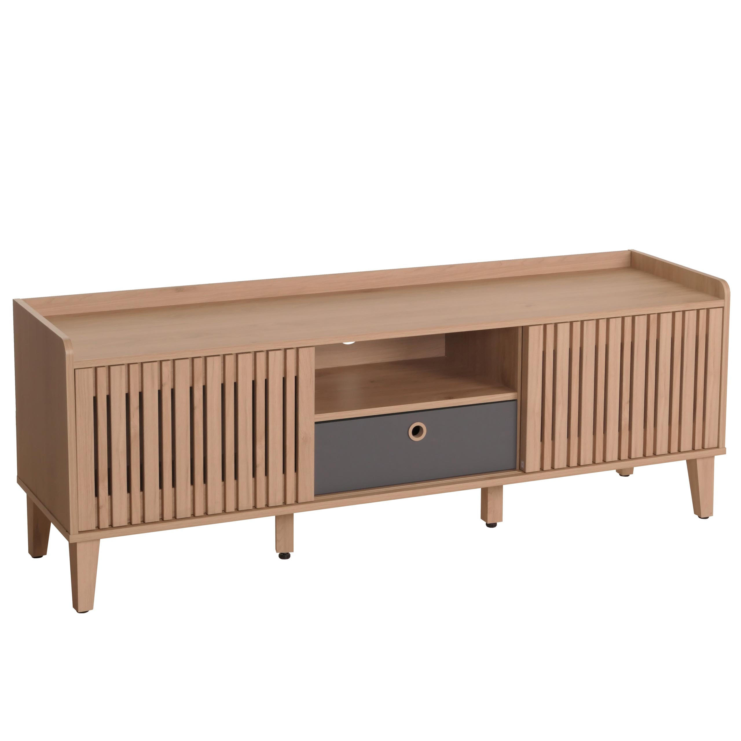 TV-RACK Beige - Beige, Holz (150/56/40cm) - MCW
