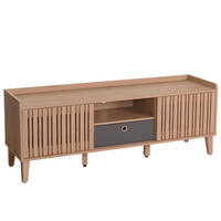 TV-RACK Beige - Beige, Holz (150/56/40cm) - MCW