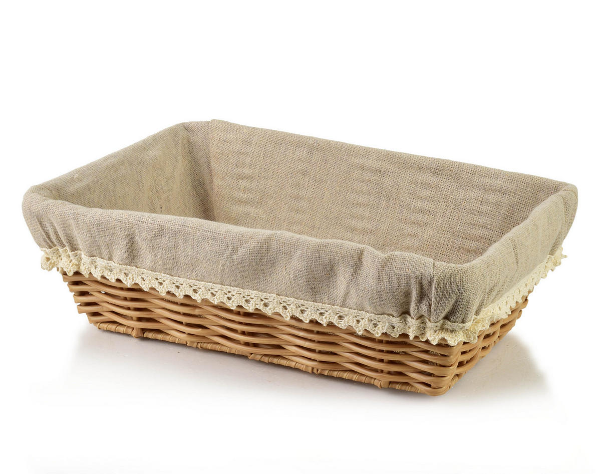 BROTKORB Will Naturfarbe 28x18x9 cm Kunststoff - Naturfarben, Kunststoff (18/9/28cm) - Mondex
