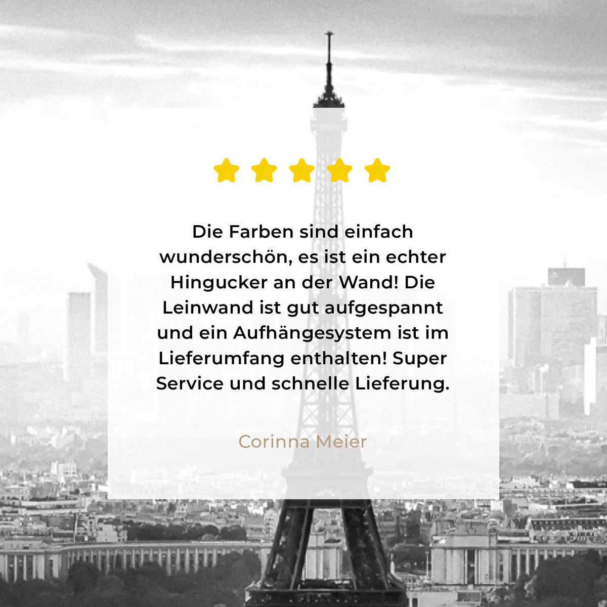 LEINWANDBILD Paris - Skyline - Eiffelturm - Stadt - Wolken 40x60 cm - Dunkelgrau, Textil (40/60cm) - MuchoWow