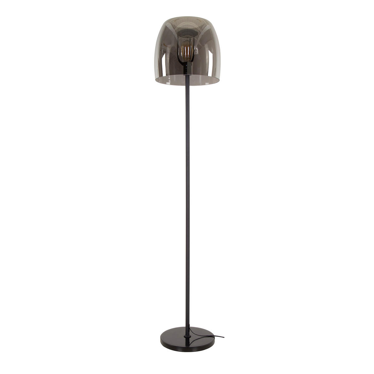 STEHLEUCHTE Drift Grau 35/35/170 cm - Grau, Glas (35/35/170cm) - Hoyz Collection