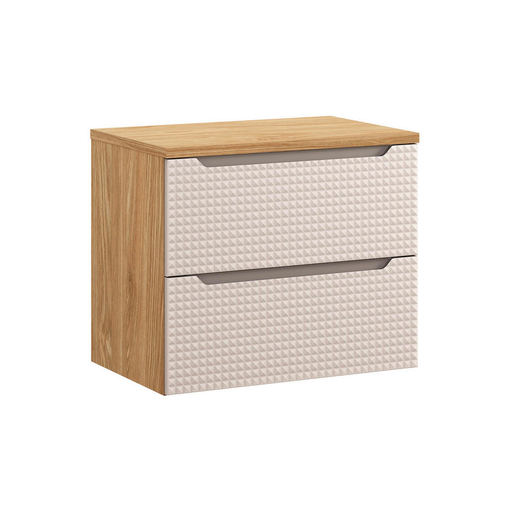 Petits-meubles SKŘÍŇKA POD UMYVADLO 70cm Mallory Béžová a dřevo