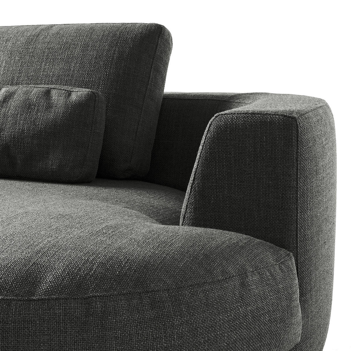 MODULLONGCHAIR - Grau, Textil (194/74/145cm) - home24