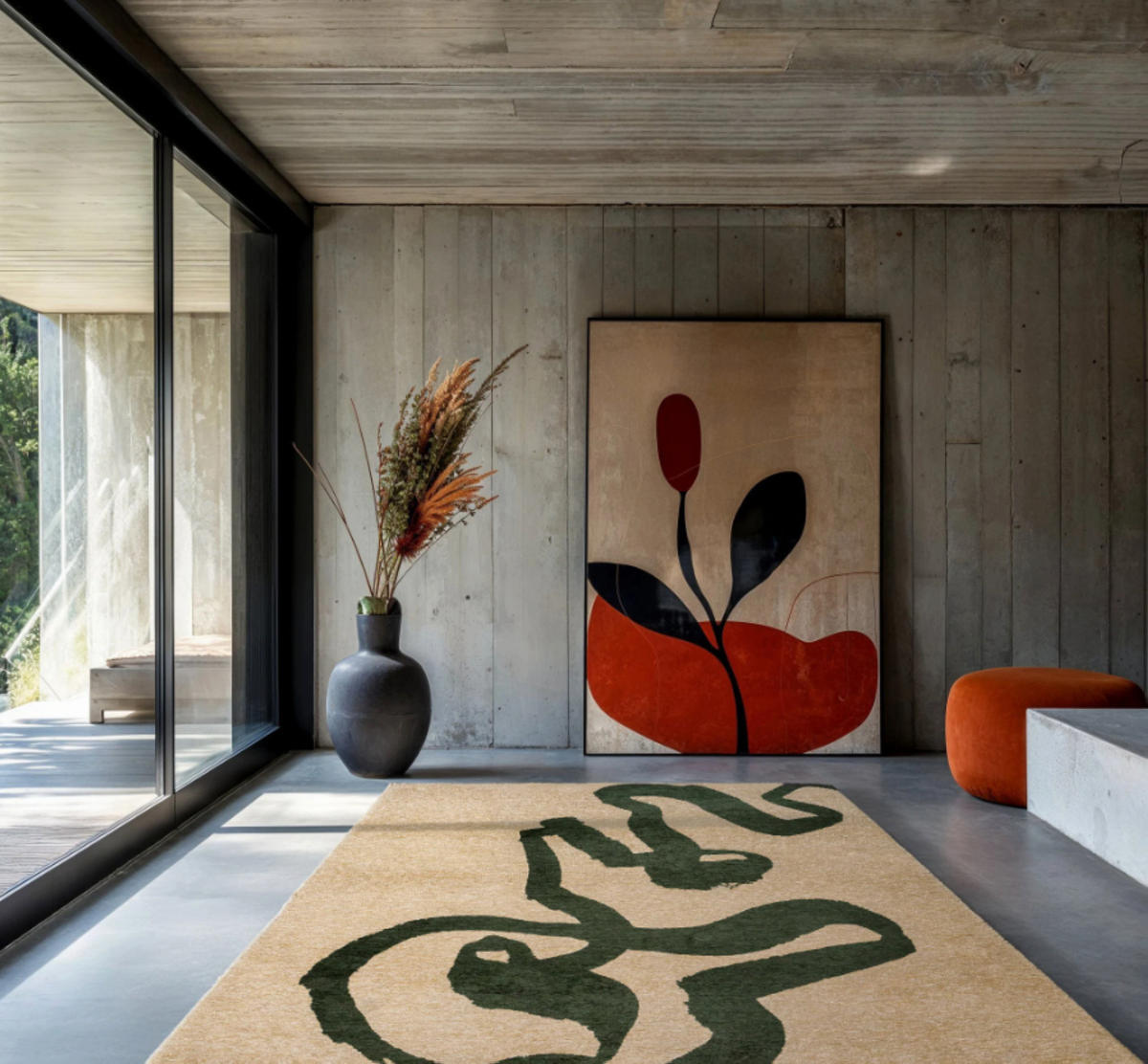 TEPPICH modern Flachgewebe STRAP Lila 170 x 235 cm - Lila, Textil (170/235cm) - Novatrend