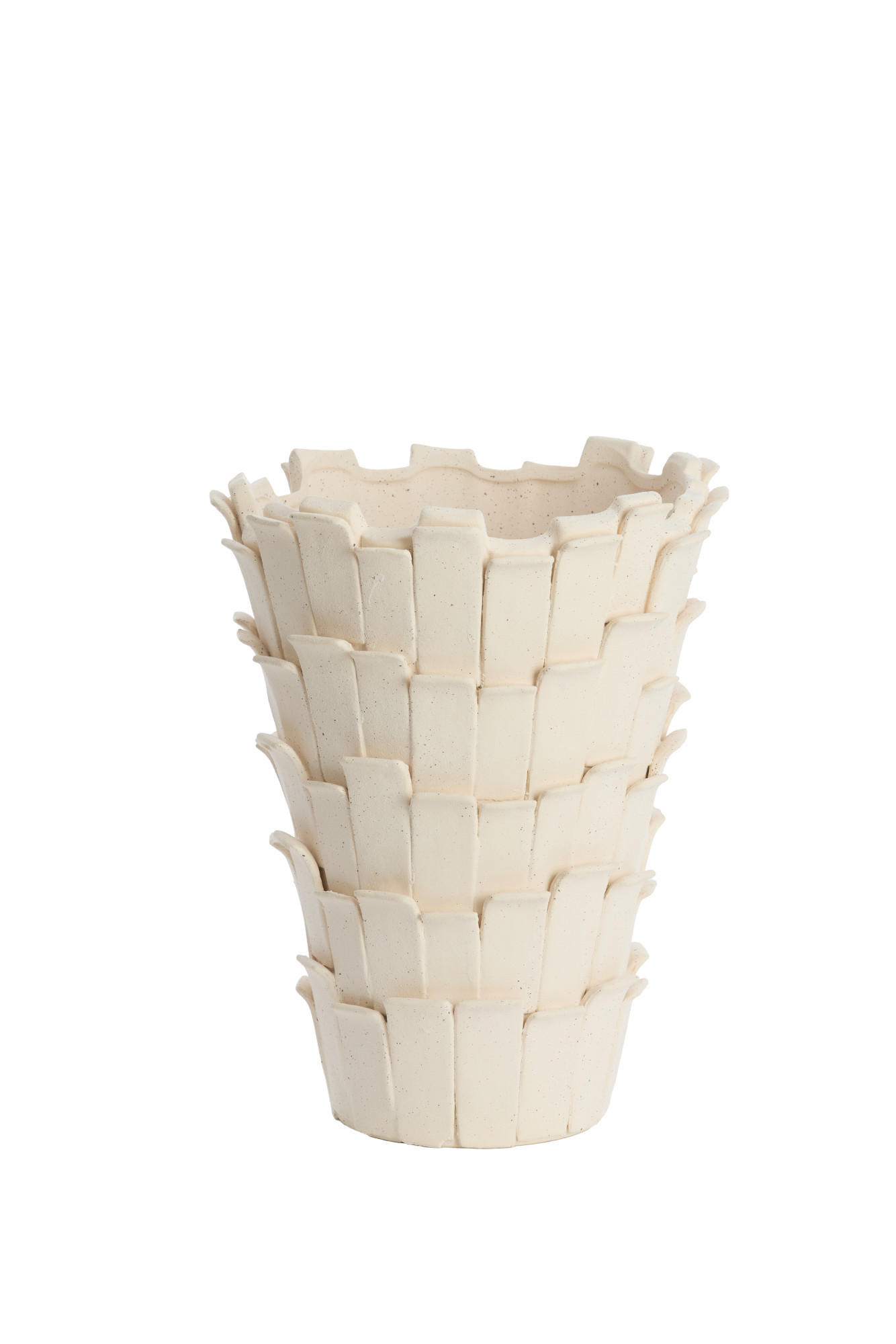 VASE Banya Weiß Ø27,5/35 cm - Weiß, Keramik (35cm) - Light & Living