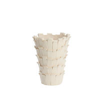 VASE Banya Weiß Ø27,5/35 cm - Weiß, Keramik (35cm) - Light & Living