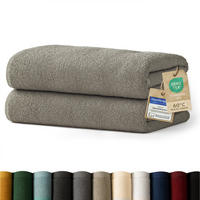 SAUNATUCH 2er-Set, 2x Saunatuch 80/200 cm, Grau - Grau, Textil (80/200cm) - Blumtal