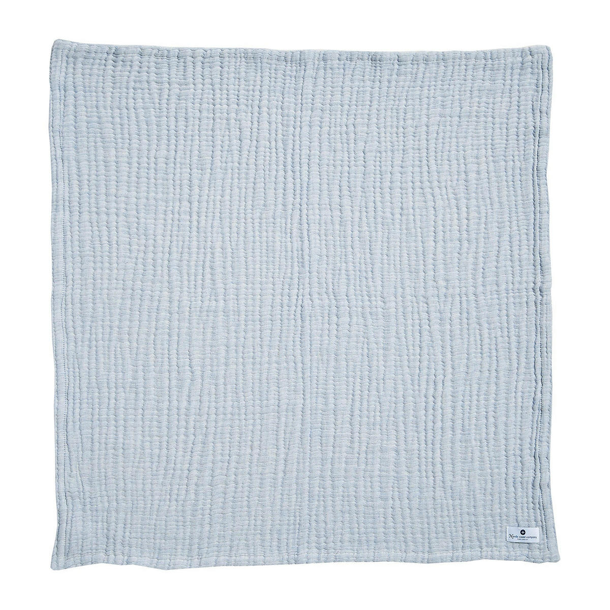 MUSSELINDECKE Blau - Blau, Textil (80/80cm) - nordic coast company