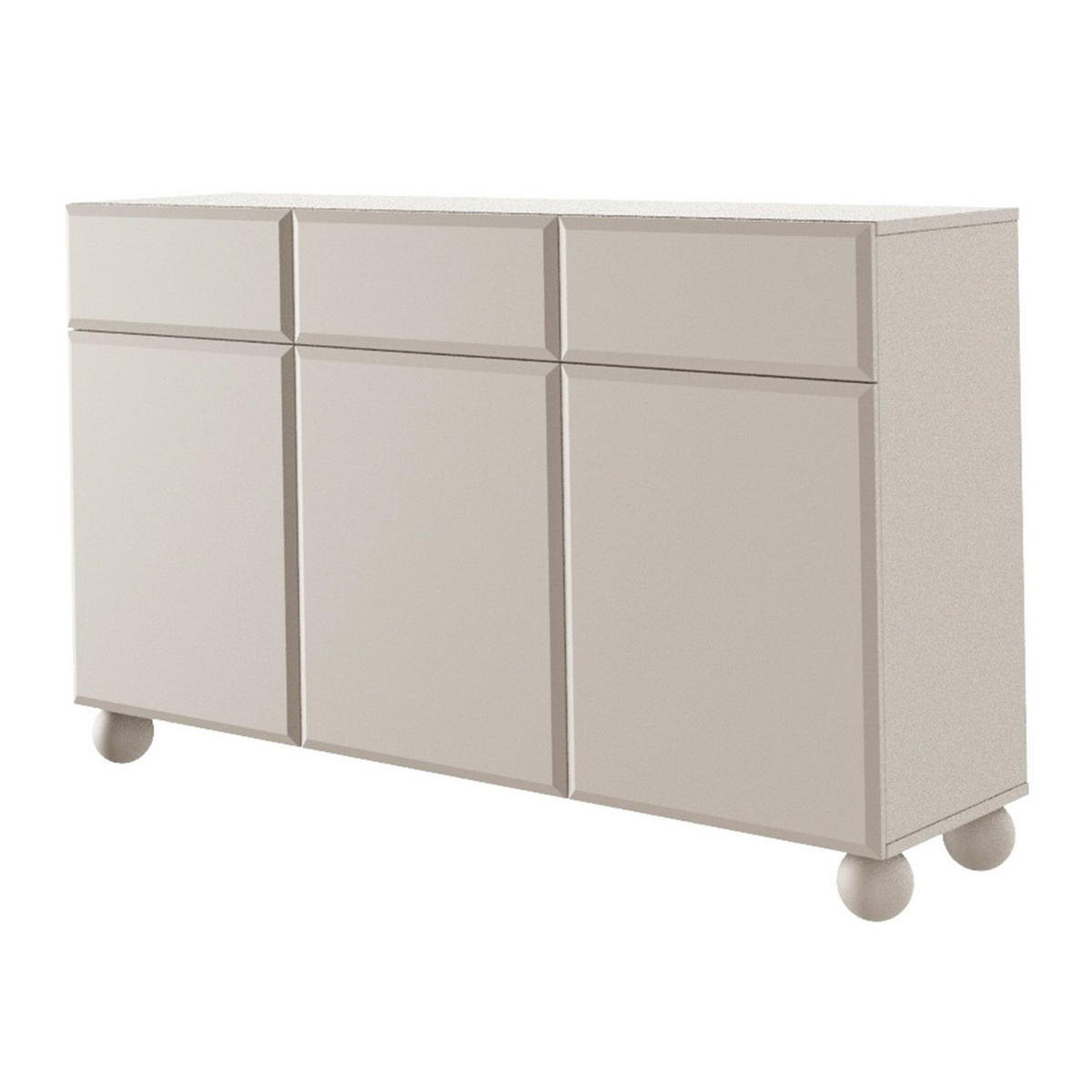 SIDEBOARD Chocolated Beige 150 cm - Beige/Goldfarben, Holz/Holzwerkstoff (150/90.5/39cm) - Selsey