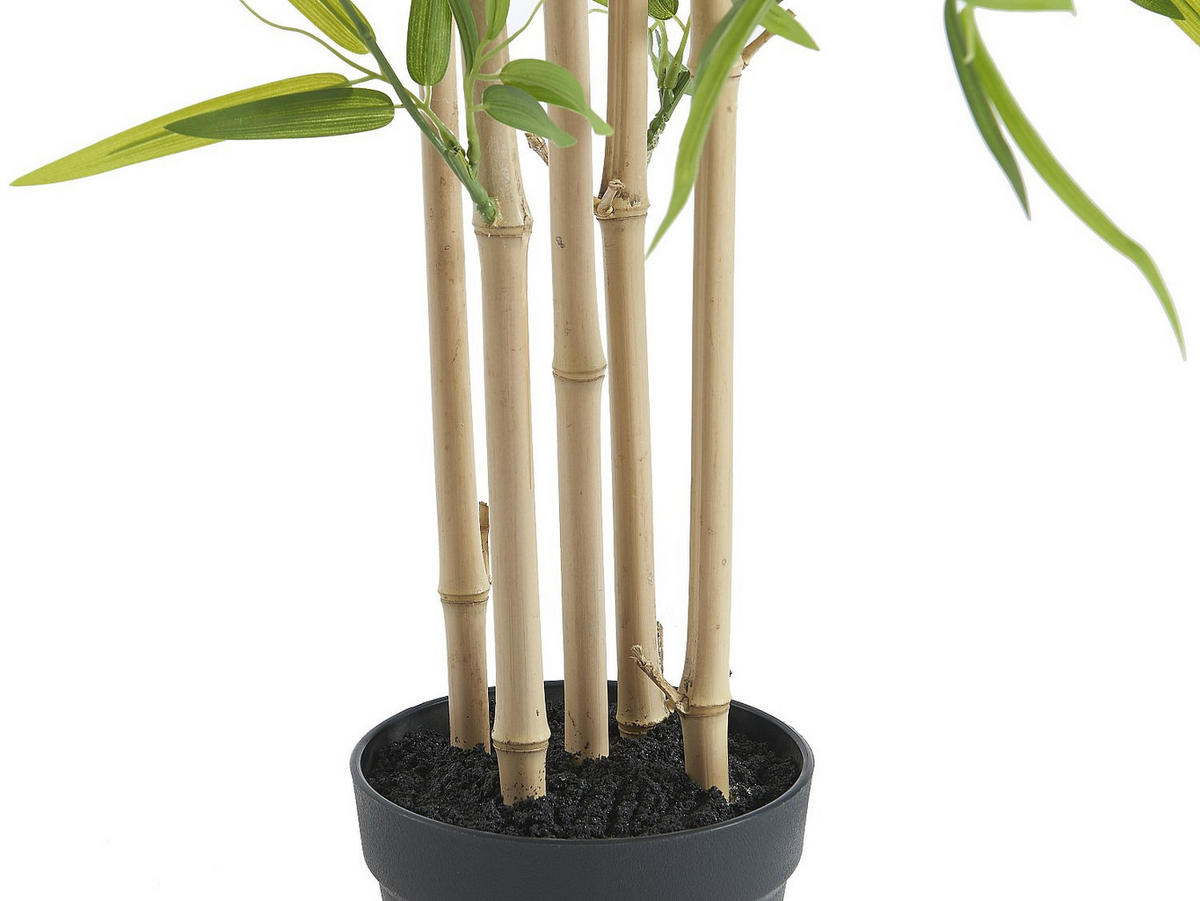 KUNSTPFLANZE - 75 cm x 75 cm - Plastik - Grün - BAMBOUSERAIE - Grün, Kunststoff (122cm) - Vente-Unique