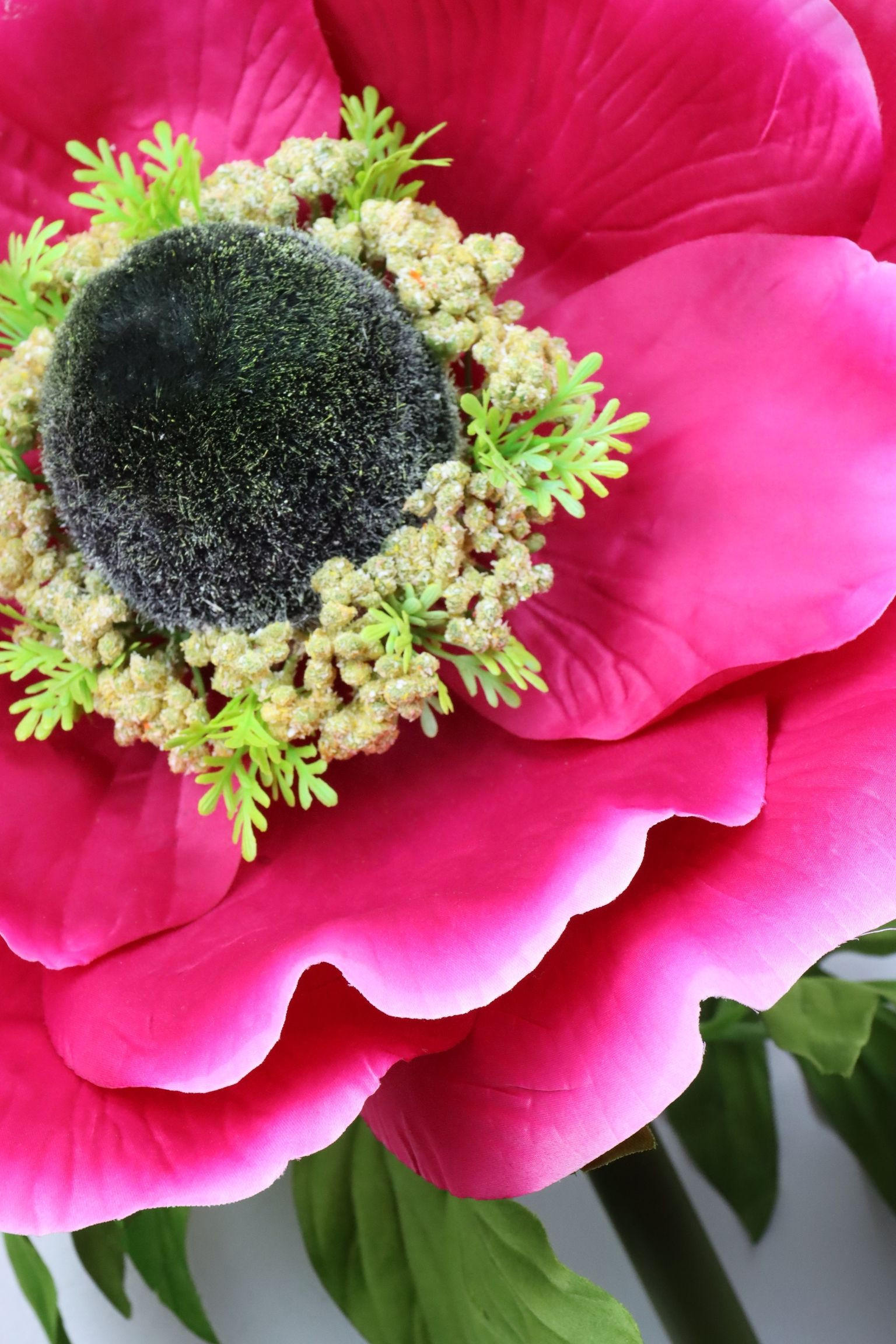 RIESENBLUME Anemone pink - Rosa, Kunststoff (35/120/35cm) - FURNARO