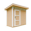 HOLZ-GARTHENHAUS basis LP SmartSide 3m² mit B161xL293xH239 cm - M901 - HARVEST HONEY - Beige, Holz (294/239/161cm) - Timbela