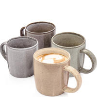 KAFFEEBECHER SET KAIRO - 4 teilig aus Steingut - Multicolor, Keramik (0.4L) - Sänger