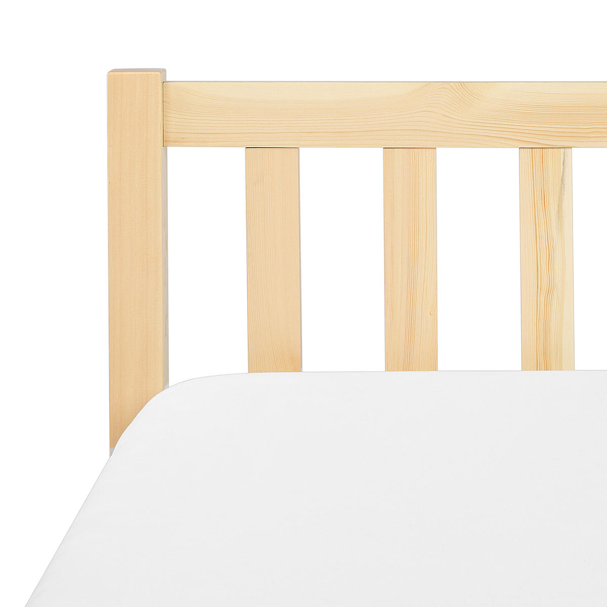 BETT mit Lattenrost 140x200 cm Heller Holzfarbton Florac - Hellbraun, Holz (140/200cm) - Beliani