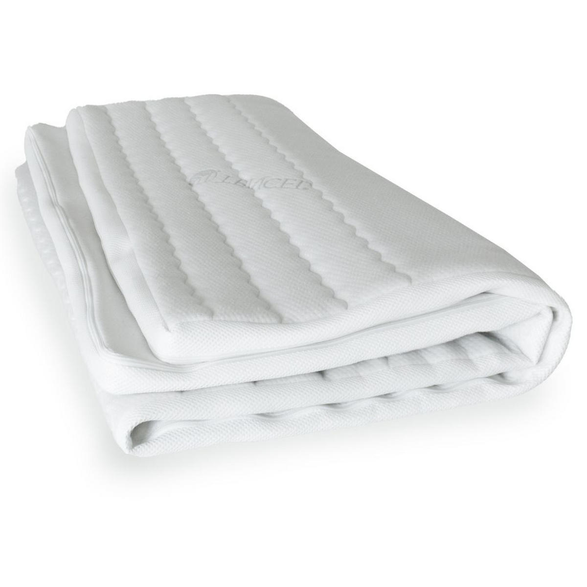 TOPPPERBEZUG Tencel 200/200cm für 4-6 cm Kernhöhe - Weiß, Textil (200/200cm) - AM Qualitätsmatratzen