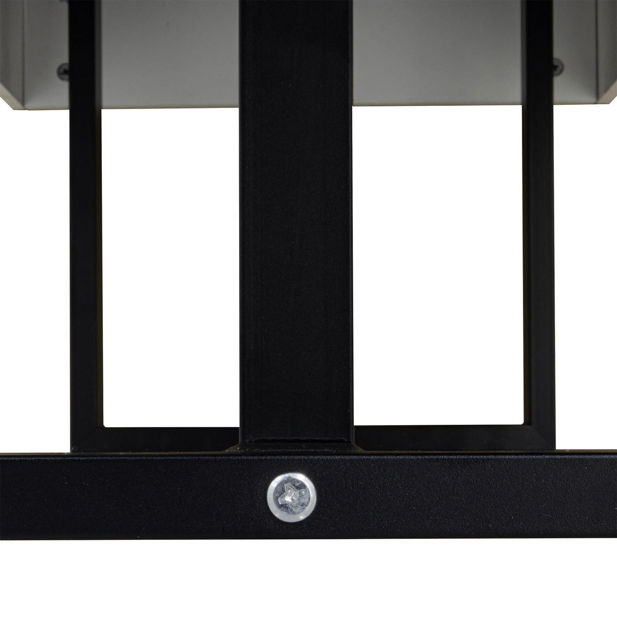 COUCHTISCH in Schwarz-Weiß Wohnzimmertisch mit moderner Tischplatte für stilvolle Einrichtung, B110/T50.5/H41cm - Schwarz/Weiß, Holzwerkstoff/Metall (50.5/110/41cm) - STILVORA