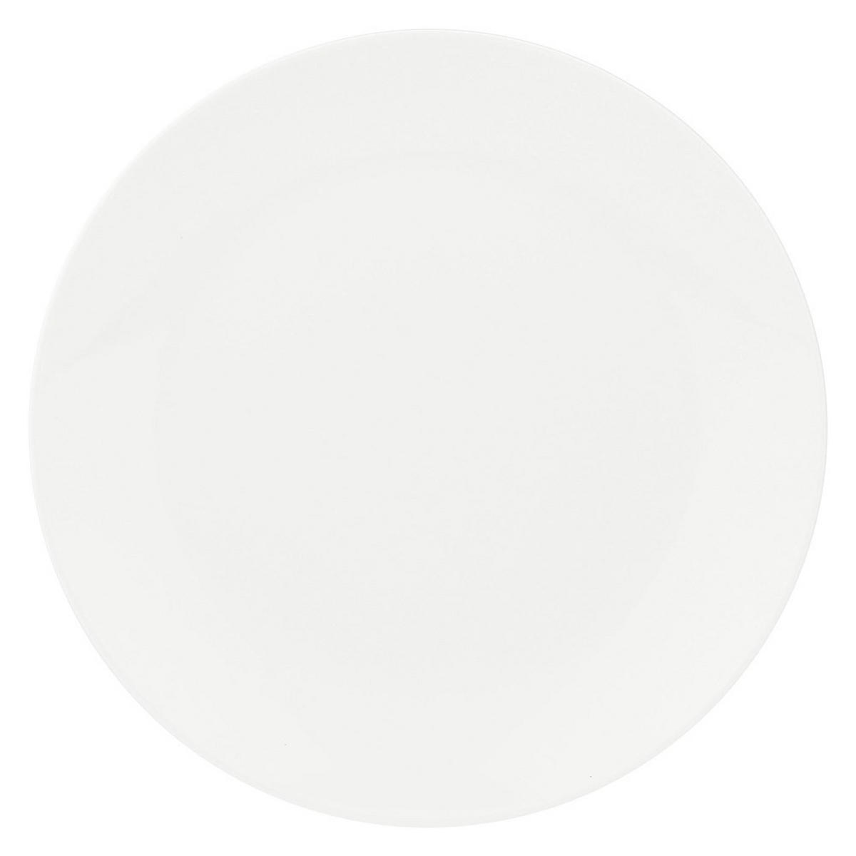 TELLER Weiß 27/27/2 cm P00420001CZ - Weiß, Keramik (27cm) - La Porcellana Bianca 