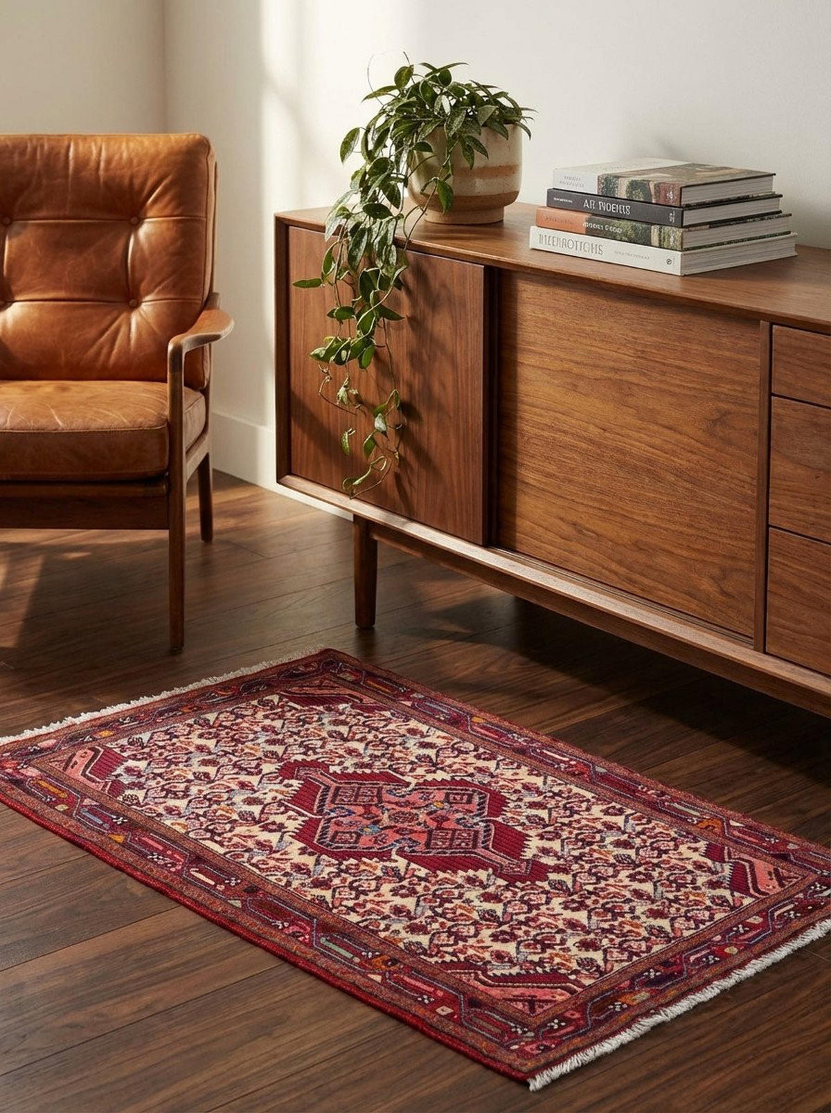 ORIENTTEPPICH handgeknüpft Assadabad Beige 130/79 cm Schurwolle - Beige, Textil (79/130cm) - Looma