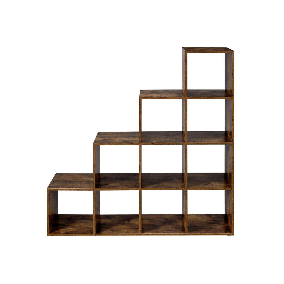BÜCHERREGAL WÜRFELREGAL - Braun, Holzwerkstoff (29/29/129.5cm) - Hansiro