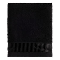 BADETUCH Alicanty - Schwarz, Textil (50/90cm) - home&you