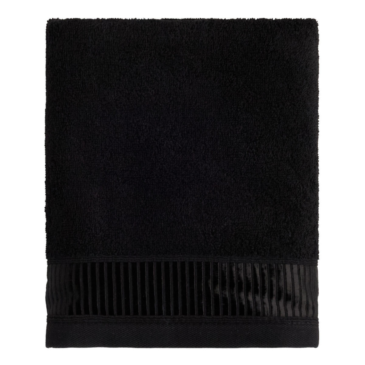 BADETUCH Alicanty - Schwarz, Textil (50/90cm) - home&you