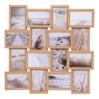MULTIRAHMEN Mia 55,5/55,5 cm - Braun, Holzwerkstoff (3/55.5/55.5cm) - Atmosphera Createur d´interieur