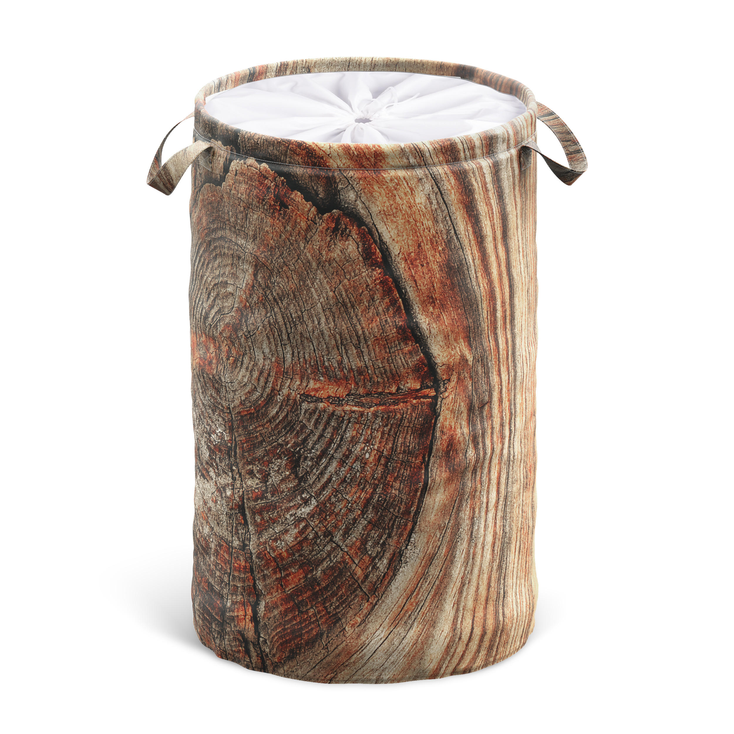 WÄSCHEKORB Rustikal - Beige, Textil (37/55/55cm) - Sanilo