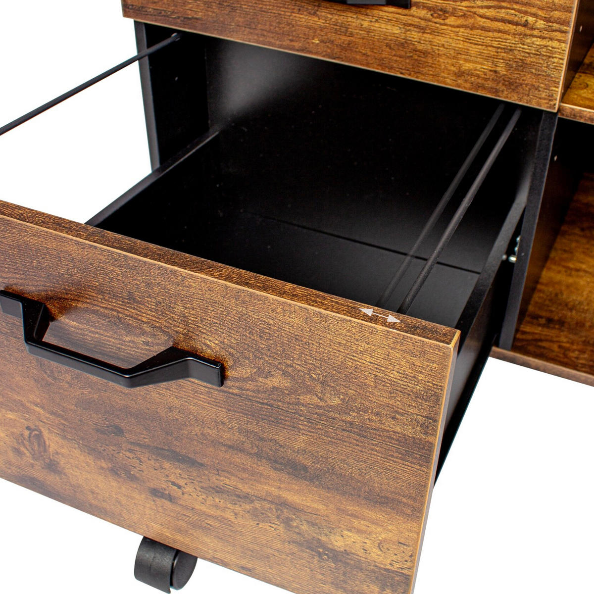 ROLLCONTAINER - Silberfarben/Multicolor, Holzwerkstoff/Kunststoff (80/66/40cm) - Relaxdays