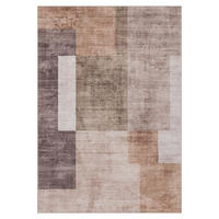 TEPPICH waschbar Flanel Beige/Braun 120x170 cm - Multicolor, Textil (120/170cm) - Vercai Rugs