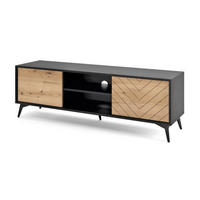 TV-LOWBOARD Weiß DIAMO Für Wohnzimmer Fernseher - Multicolor, Holzwerkstoff (154/50/39cm) - Sepro Meble