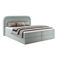 BOXBETT Bonito mit Topper Mintgrün 140x200 - Mintgrün, Textil - Luxkor24