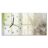 WANDUHR 60x30 cm - Zitronensäure - Creme, Glas (60/30/0.4cm) - TULUP