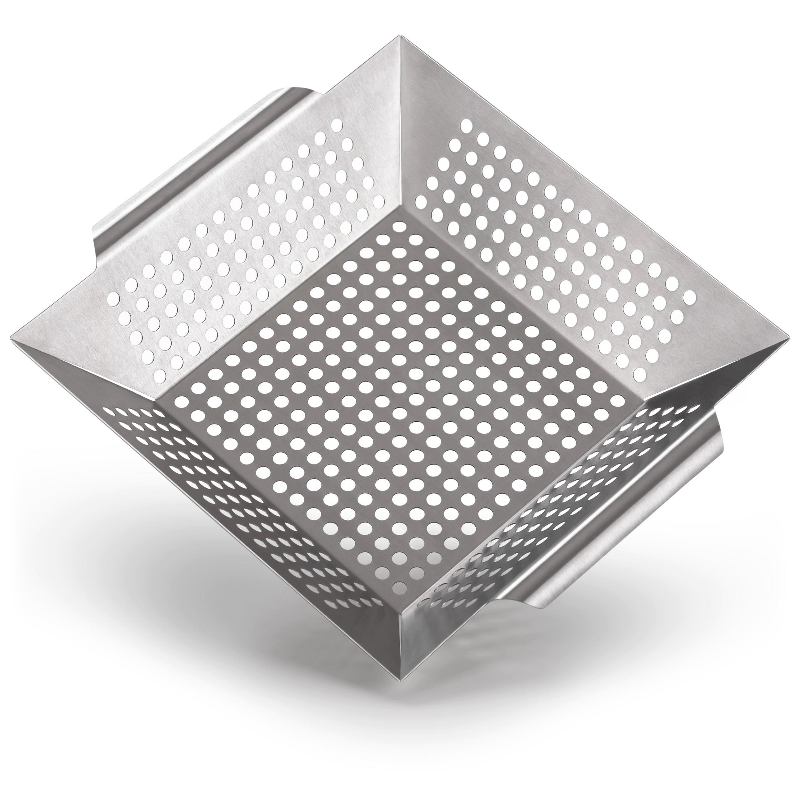 GRILLKORB Baestis 30/34/6 cm, groß - Edelstahlfarben, Metall (30/34/6cm) - Blumtal