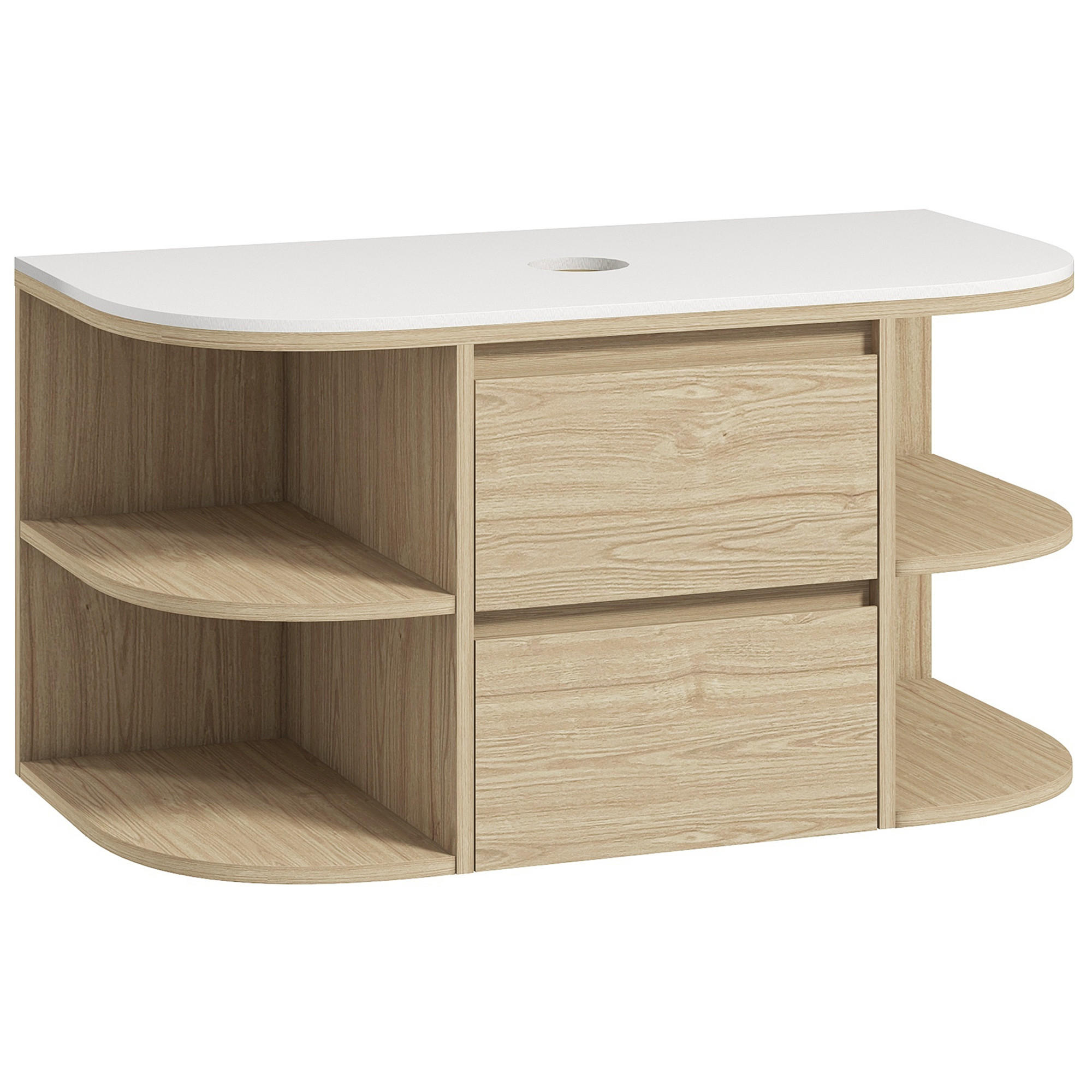 HÄNGESCHRANK Braun 1 Stück - Braun, Kunststoff (90/46/45cm) - GiPP