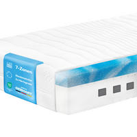 7-ZONEN-KALTSCHAUMMATRATZE 90x200 cm, H3/H5 orthopädisch & druckentlastend – 24 cm hoch, atmungsaktiv - Weiß, Textil (90/200cm) - Lunea