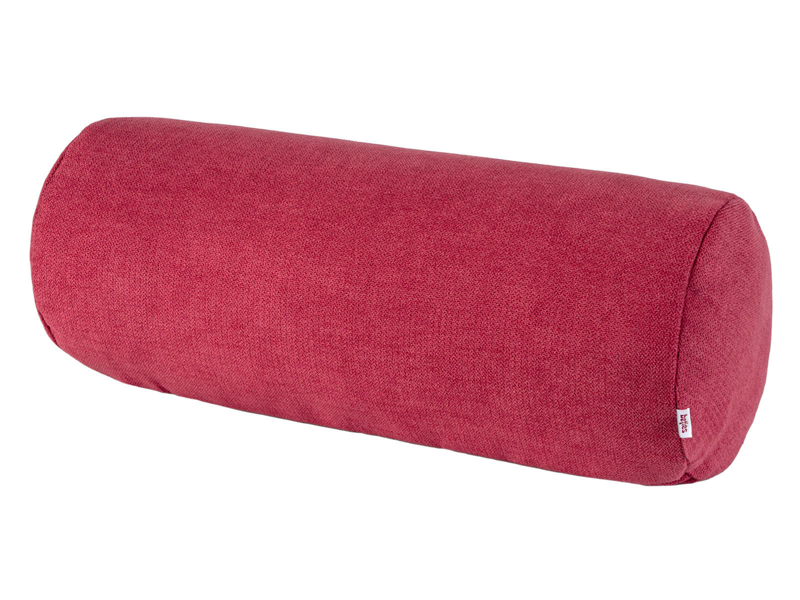 XL-NACKENROLLENHÜLLE FarbTon Chenille-Haptik himbeer-rot 70/25 cm - Rot, Textil (25/70cm) - beties Heimtextil