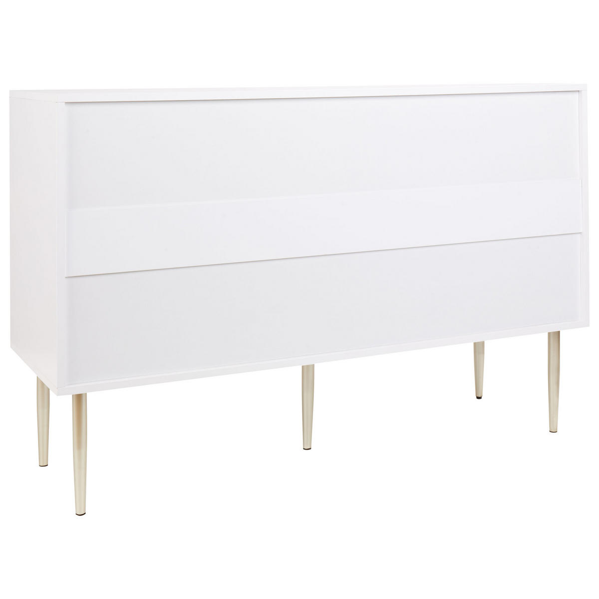 KOMODA s 6 zásuvkami Bílá Soho - bílá, kompozitní dřevo (120/78/40cm) - Beliani