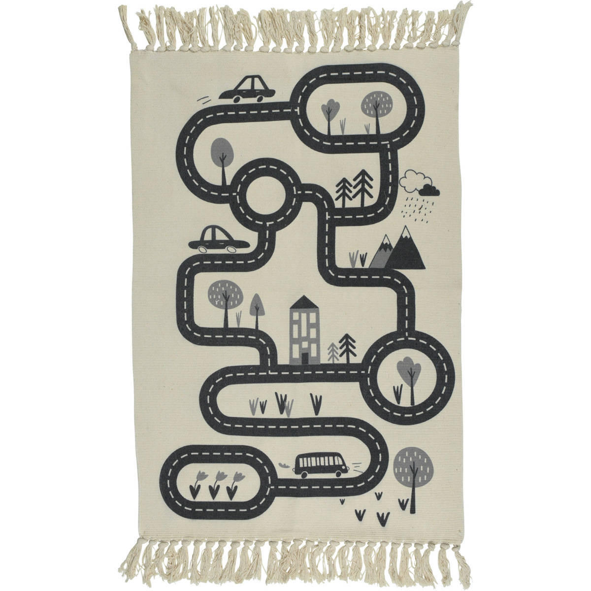 Home Styling Collection Spielteppich Weiß 80x120 cm