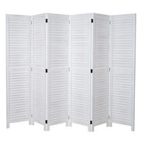 PARAVENT Weiß - Weiß, Holz (243/170/2cm) - MCW