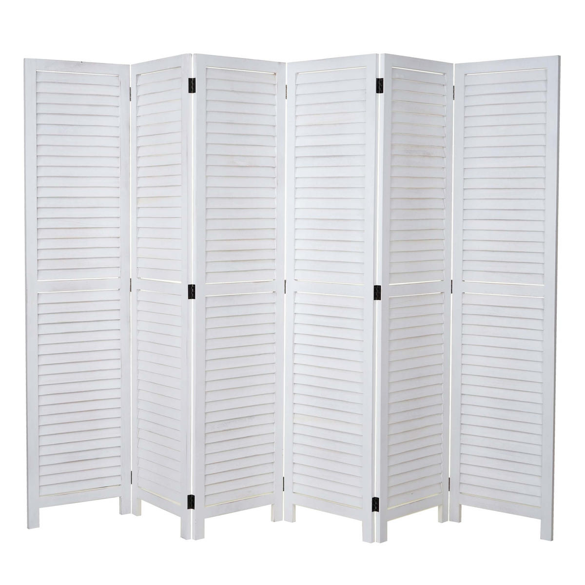 PARAVENT Weiß - Weiß, Holz (243/170/2cm) - MCW