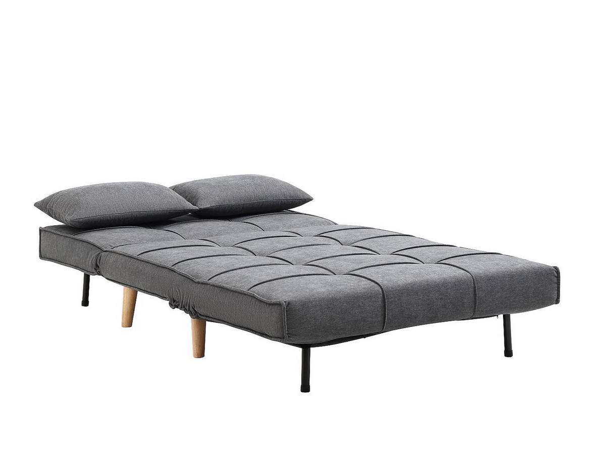 SCHLAFSESSEL - 1 Person - stoff - grau Chila - Grau, Holz/Textil (110/83/76cm) - Vente-Unique