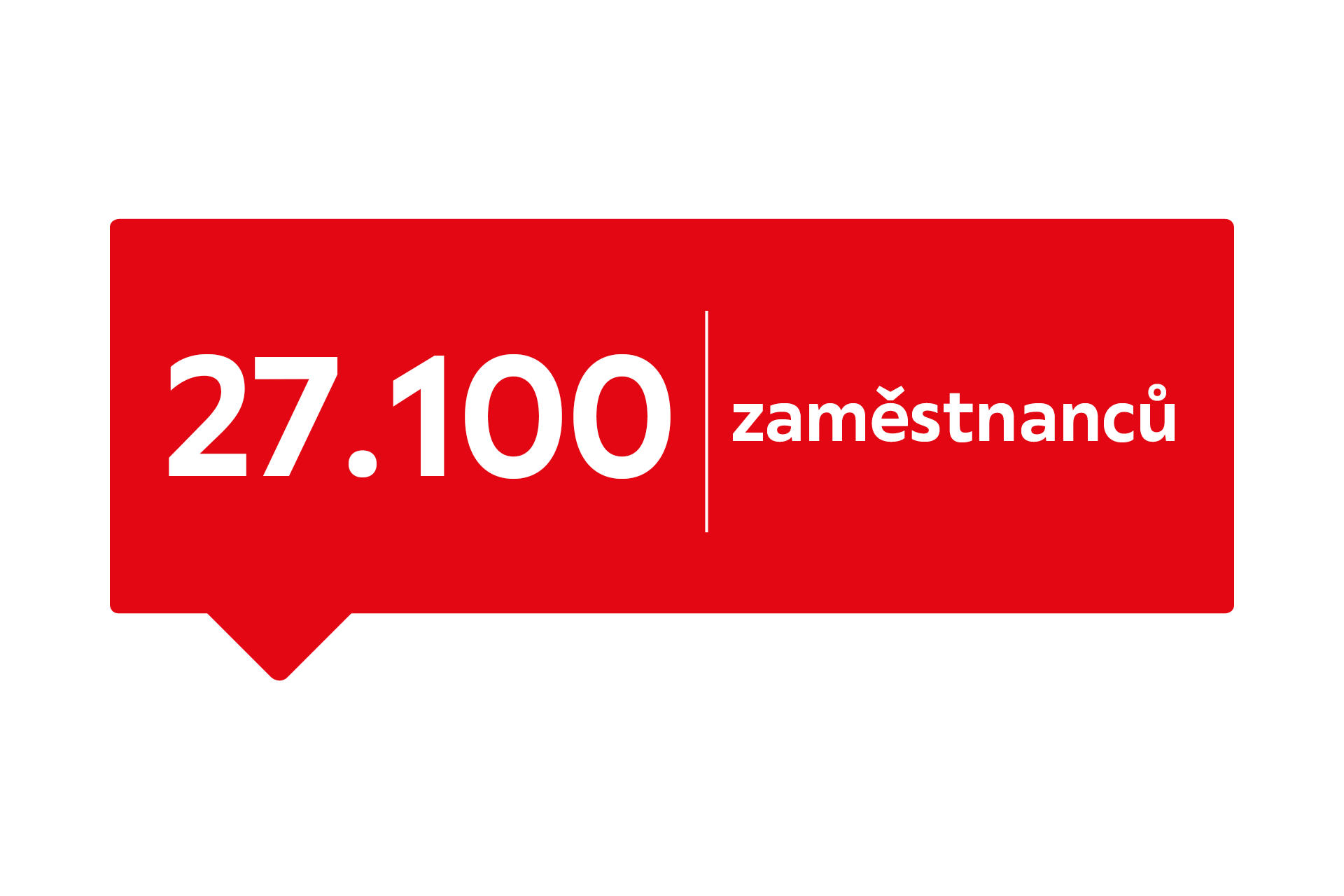 27 100 zaměstnanců