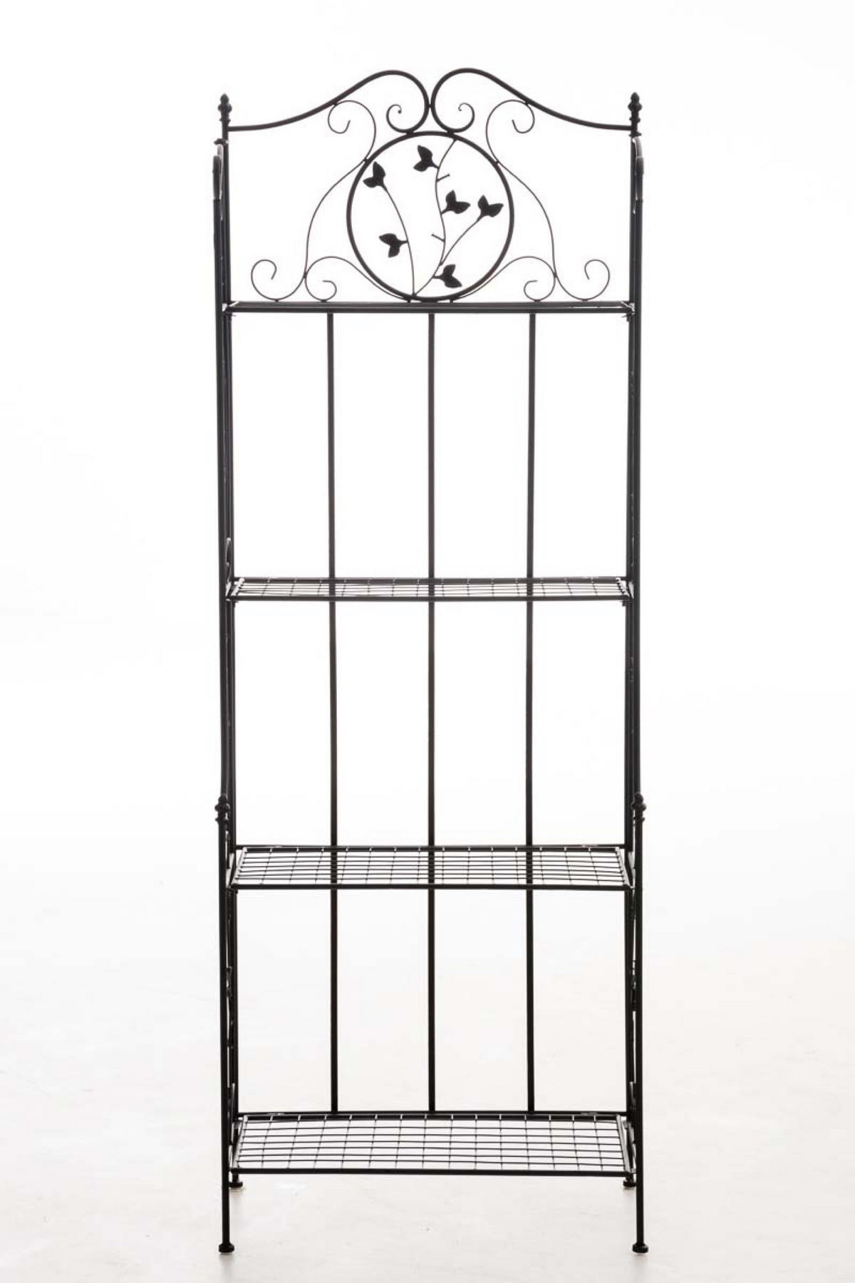 STANDREGAL Aaron schwarz - Schwarz, Metall (60/158/33cm) - TPFGarden