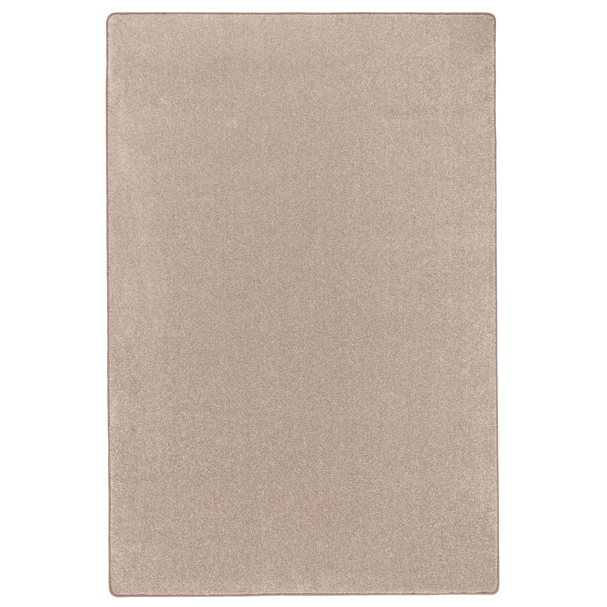 HOCHFLOR VELOURS TEPPICH LUNA - Taupe, Textil (133/133cm) - Snapstyle