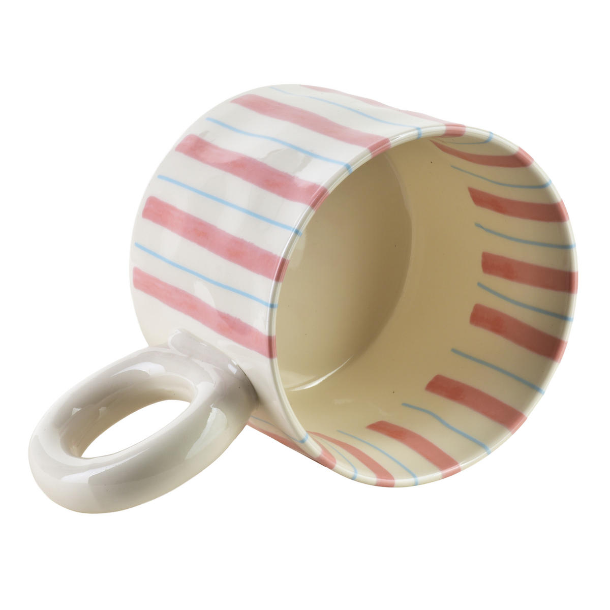 BECHER Rodi rosa 10/15.5/8 cm Porzellan - Rosa, Keramik (0.38L) - Mondex