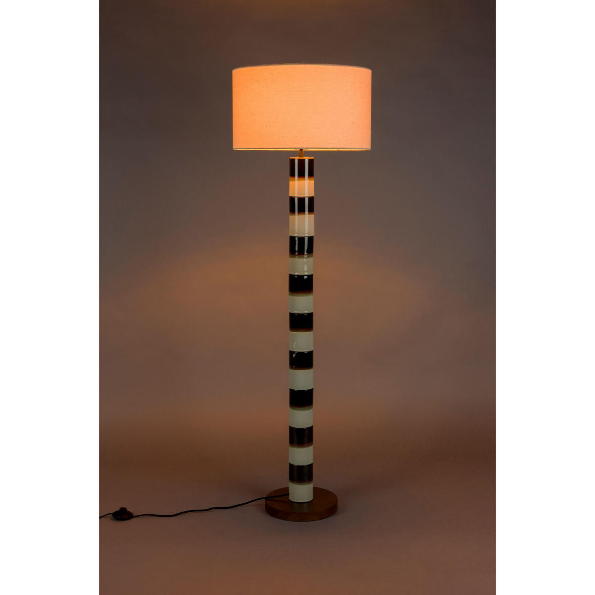 STEHLAMPE Vertigo - Beige, Metall (45/45/143cm) - Dutchbone