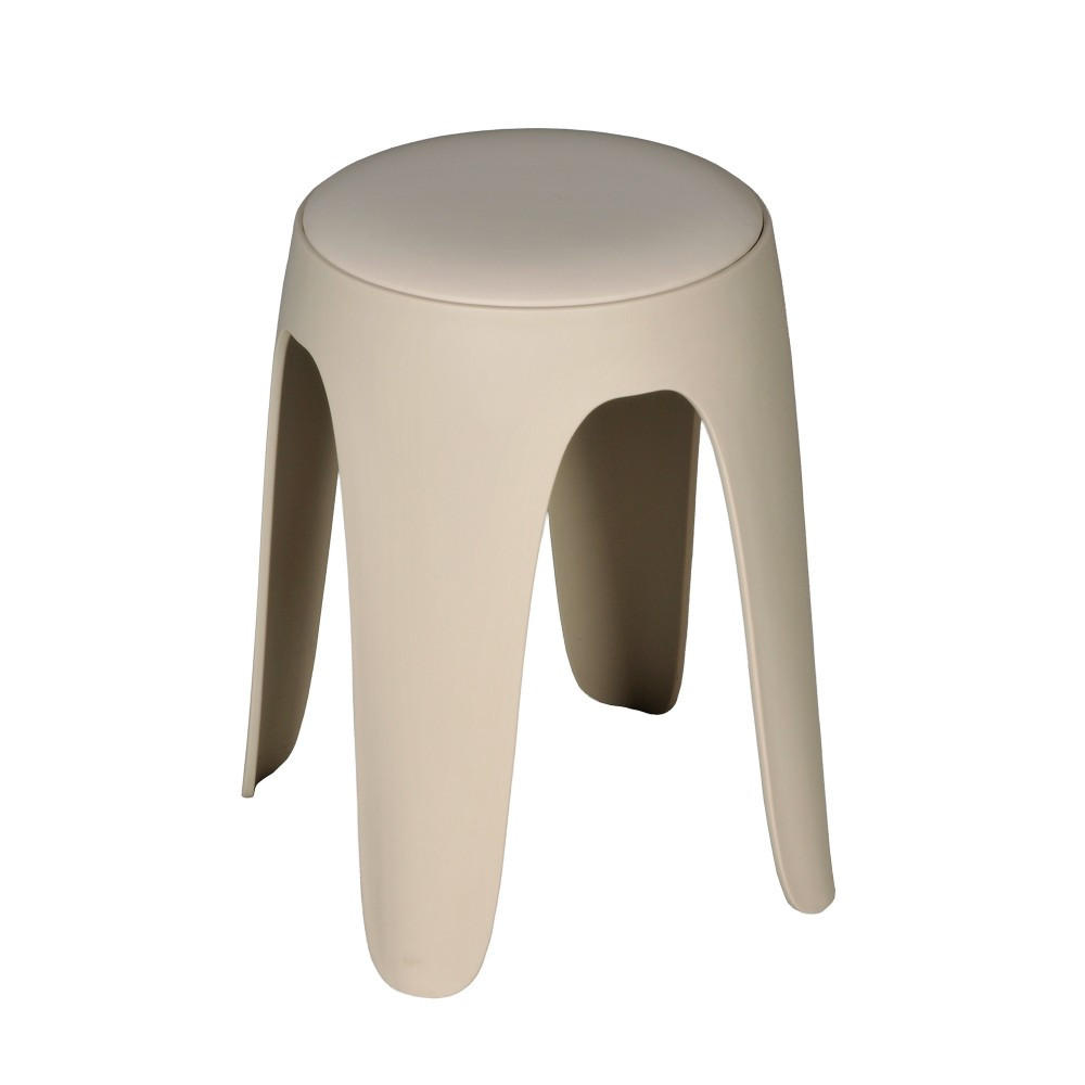 HOCKER TOM Beige - Beige, Kunststoff (60/84/60cm) - Weber Industries